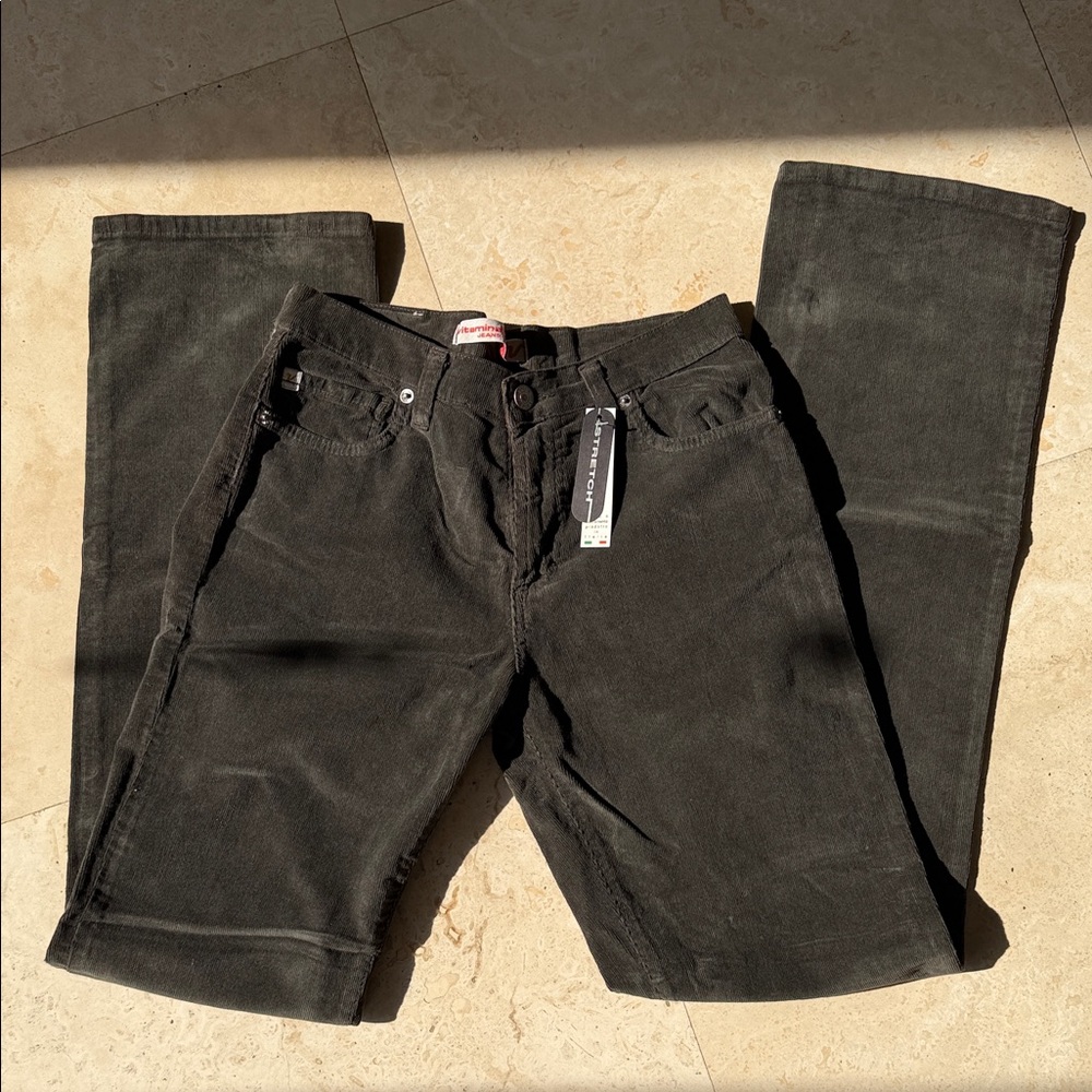 Vitamina Deluxe Edition Dark Brown Corduroy Jeans